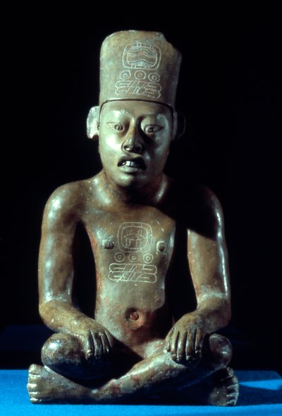 Estatuilla de un Escriba, Período Clásico Tardío (700-1000 AD) de Zapotec